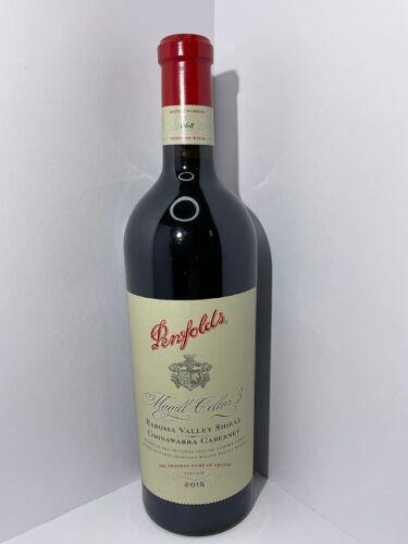 Penfolds Magill Cellar 3 Shiraz Cabernet 2015 (1x 750mL) (Individually numbered bottle) - See Description