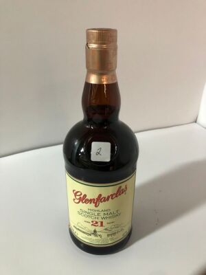 1 x Glenfarclas Highland Single Malt Whiskey, 700ml, Aged 21 years