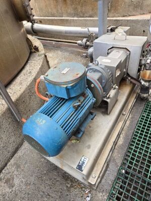 Wrightflow Pump Lobe Blend Tank Ex F4211 (Slel/1099) Assetid 47994