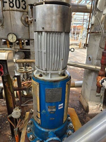 Harland Pump Centrifugal Boiler Feed Water Ex F-803 (Vcms-H) Assetid 28230