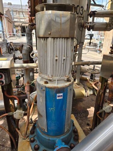 Harland Pump Centrifugal Boiler Feed Water Ex F-803 (Vcms-H) Assetid 28233