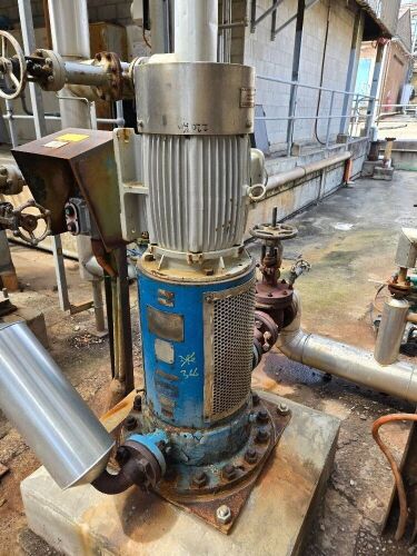 Harland Pump Centrifugal Boiler Feed Water Ex F-803 (Vcms-H) Assetid 27856