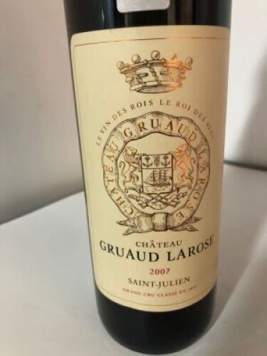 1 x 2007 Chateau Gruand Larose Stain-Julien Grand Cru
