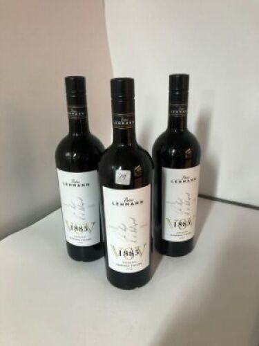 3 x 2015 Peter Lehmann VSV 1885 Shiraz, 750ml, Barossa Valley