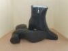 HUSH PUPPIES 'STEADY' FEMALE BOOTS - SIZE: 8 in BLACK - 3