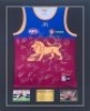 Brisbane Lions 2024 framed AFL Premiers squad signed guernsey