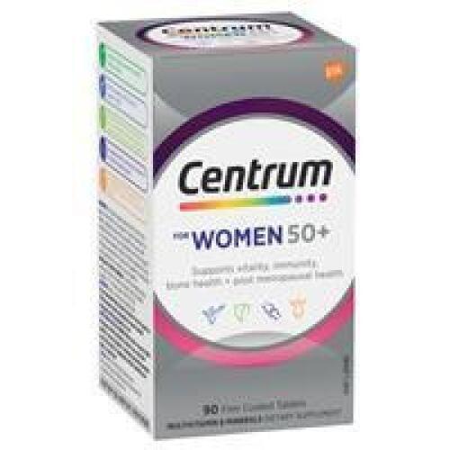 3 x Centrum For Women 50+ 90 Tablets Exclusive Size