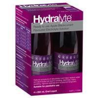 1 x Hydralyte Electrolyte Apple Blackcurrant 4 Pack (4x250ml) Solution, 3 x Hydralyte Electrolyte Orange 4 Pack (4x250ml) Solution & Hydralyte Electrolyte Strawberry and Kiwi 4x250ml Solution