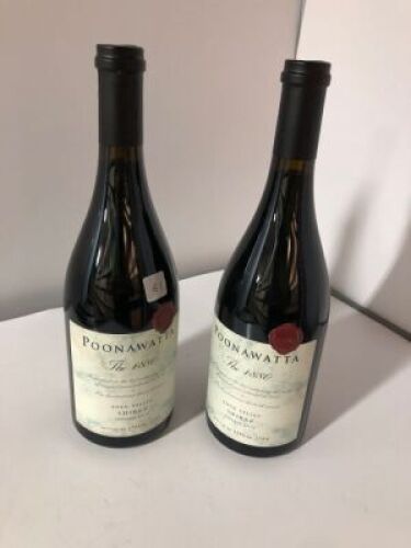 2 x 2010 Poonawatta The 1880 Eden Valley Shiraz