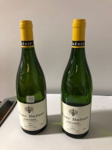 2 x 1996 Marc Bredif Vouvray (France)