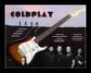 Coldplay signed and framed guitar