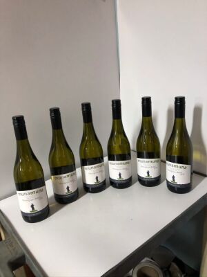 6 x 2018 Munamuna Marlborough NZ, Organic Sauvignon Blanc