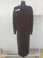 Wool Knitted Dress, Style: HW24200, Color: Espresso, Size: L @ Humidity - Lifestyle