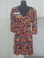 Viscose Dress, Style: C22230377, Size: S, Color: Navy Floral @ Boho