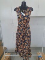 Cotton Dress, Style: HS23217, Size: XS, Color: Navy @ Humidity