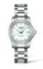 Longines - L3.258.0.89.6 Conquest 29.5mm Quartz Stainless Steel Diamond Bezel Watch