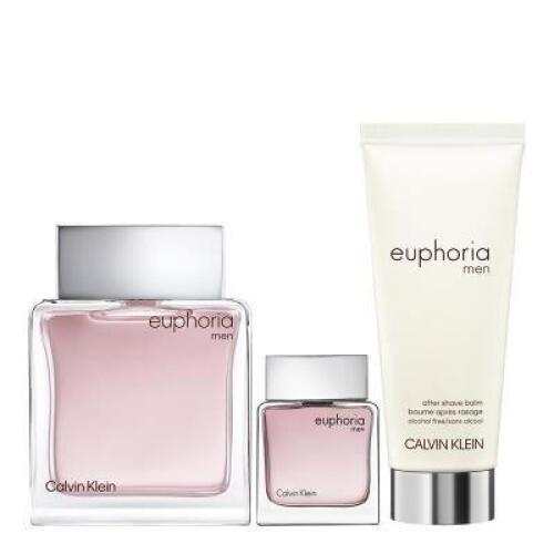 3 x Calvin Klein euphoria Mens EDP 100ml 3 piece