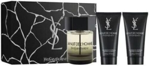 Yves Saint Laurent La Nuit De L'Homme Eau De Toilette 100ml, 3 piece set
