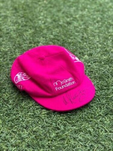 Usman Khawaja Australian Cricket Team signed Pink Baggy