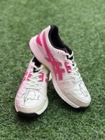 Travis Head signed ASICS - Gel 7 Gully shoes - NRMA Insurance Pink Test