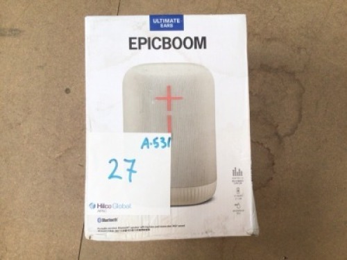 1 x Ultimate Ears EPICBOOM Portable Bluetooth Speaker