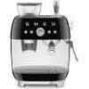 Smeg 50's Style Espresso Coffee Machine with Grinder Black EGF03BLAU