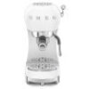 Smeg White 50's Retro Style Espresso Coffee Machine ECF01WHAU