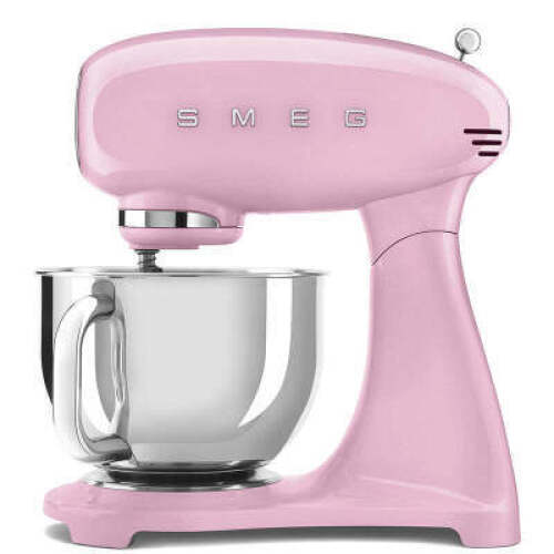 Smeg 50's Style Stand Mixer Pastel Pink SMF03PKAU