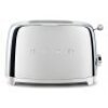 Smeg 50's Retro Style 2 Slice Toaster Chrome TSF01SSAU