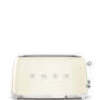 Smeg 50's Retro Style 4 Slice Toaster Cream TSF02CRAU
