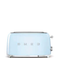 Smeg 50's Retro Style 4 Slice Toaster Pastel Blue TSF02PBAU