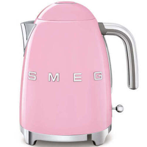 Smeg 50's Retro Style Aesthetic Electric Kettle Pastel Pink KLF03PKAU