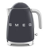 Smeg 50's Retro Style Aesthetic Electric Kettle Slate Grey KLF03GRAU