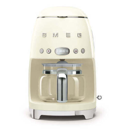 Smeg 50's Retro Style Aesthetic Drip Filter Coffee Machine - Cream DCF02CRAU
