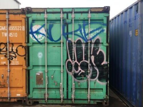 HEAVY DUTY STEEL FRAMED 40FT HIGH CUBE SHIPPING CONTAINER with Barn Style Access Doors