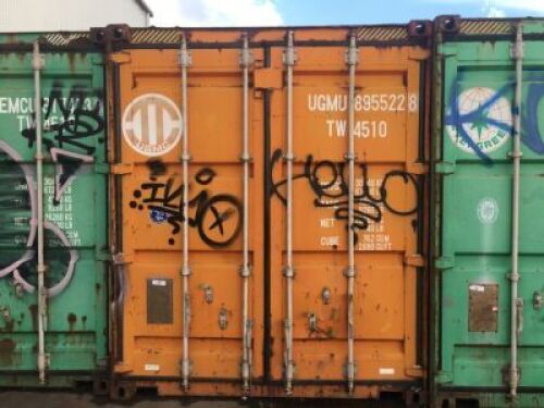 HEAVY DUTY STEEL FRAMED 40FT HIGH CUBE SHIPPING CONTAINER with Barn Style Access Doors
