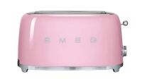 Smeg 50's Retro Style 4 Slice Toaster Pastel Pink TSF02PKAU