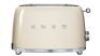 Smeg 50's Retro Style 2 Slice Toaster Cream TSF01CRAU