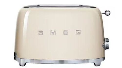 Smeg 50's Retro Style 2 Slice Toaster Cream TSF01CRAU