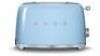 Smeg 50's Retro Style 2 Slice Toaster Pastel Blue TSF01PBAU