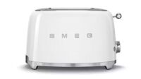 Smeg 50's Retro Style 2 Slice Toaster White TSF01WHAU