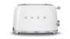 Smeg 50's Retro Style 2 Slice Toaster White TSF01WHAU