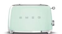 Smeg 50's Retro Style Aesthetic 2 Slice Toaster Pastel Green TSF01PGAU
