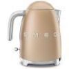Smeg 50's Retro Style Electric Kettle - Champagne Matte KLF03CHMAU