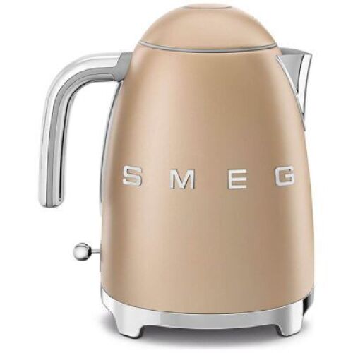 Smeg 50's Retro Style Electric Kettle - Champagne Matte KLF03CHMAU