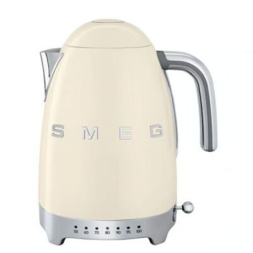 Smeg 50's Retro Style Variable Temperature Electric Kettle Cream KLF04CRAU