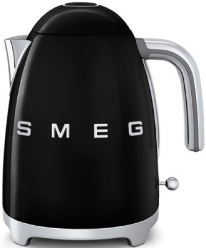Smeg 50's Retro Style Electric Aesthetic Kettle Black KLF03BLAU