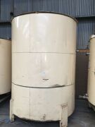 STEEL FRAMED APPROX 6,000 LITRE INSULATED JACKETED CHOCOLATE MIXING TANK on Stand