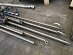 LARGE QUANTITY ASSORTED HEAVY DUTY STAINLESS STEEL TUBE WITH RELATED FITTINGS - 2