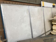 LARGE QUANTITY ASSORTED INSULATED COOLROOM PANELS AND PARTITION WALL - 3
